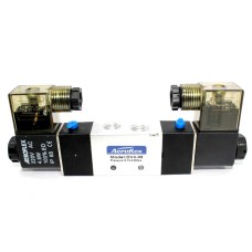 Pneumatic Solenoid Valve 5/2 Square Double Coil